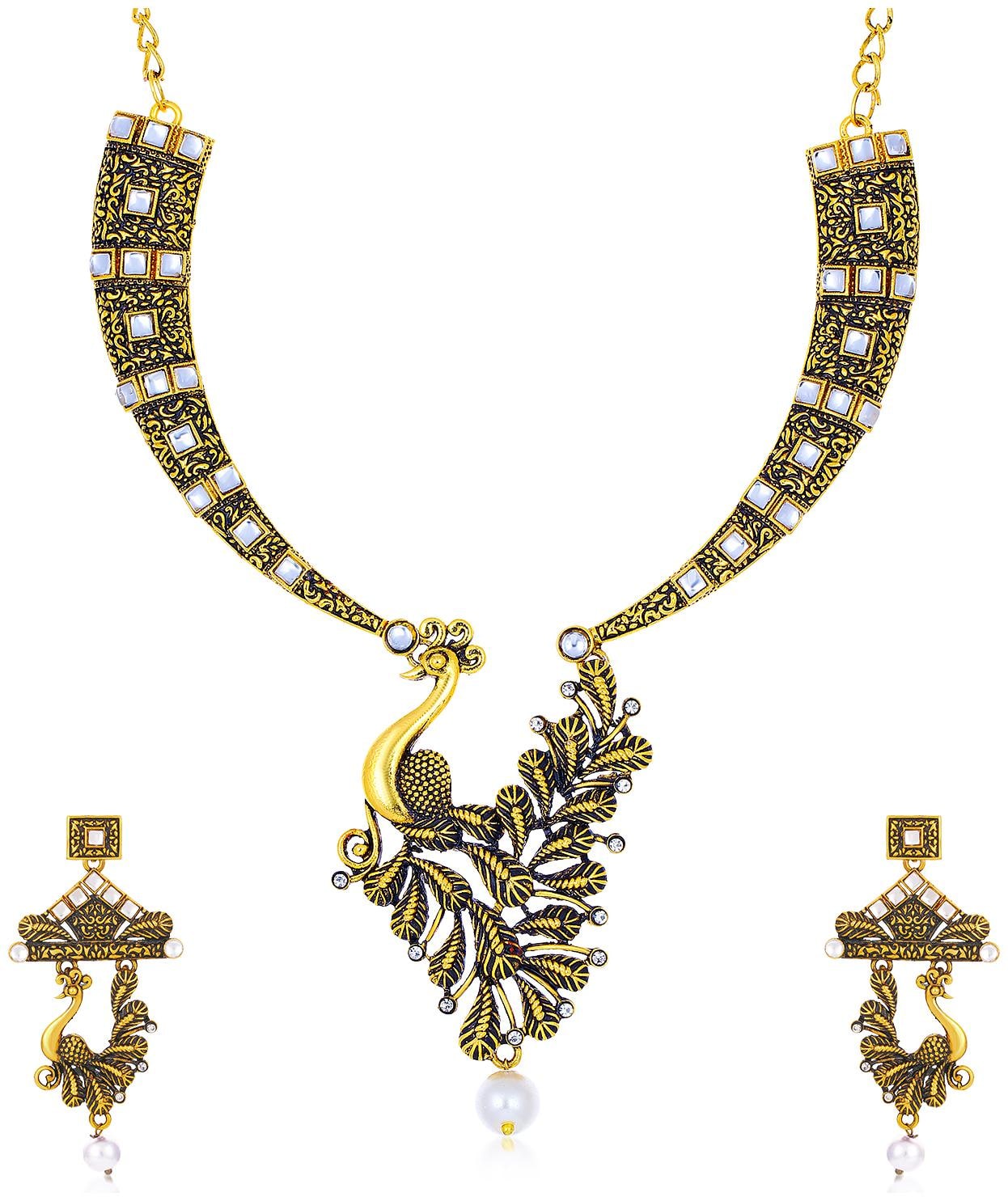 

Sukkhi Luxurious Gold Plated Necklace Set for Women