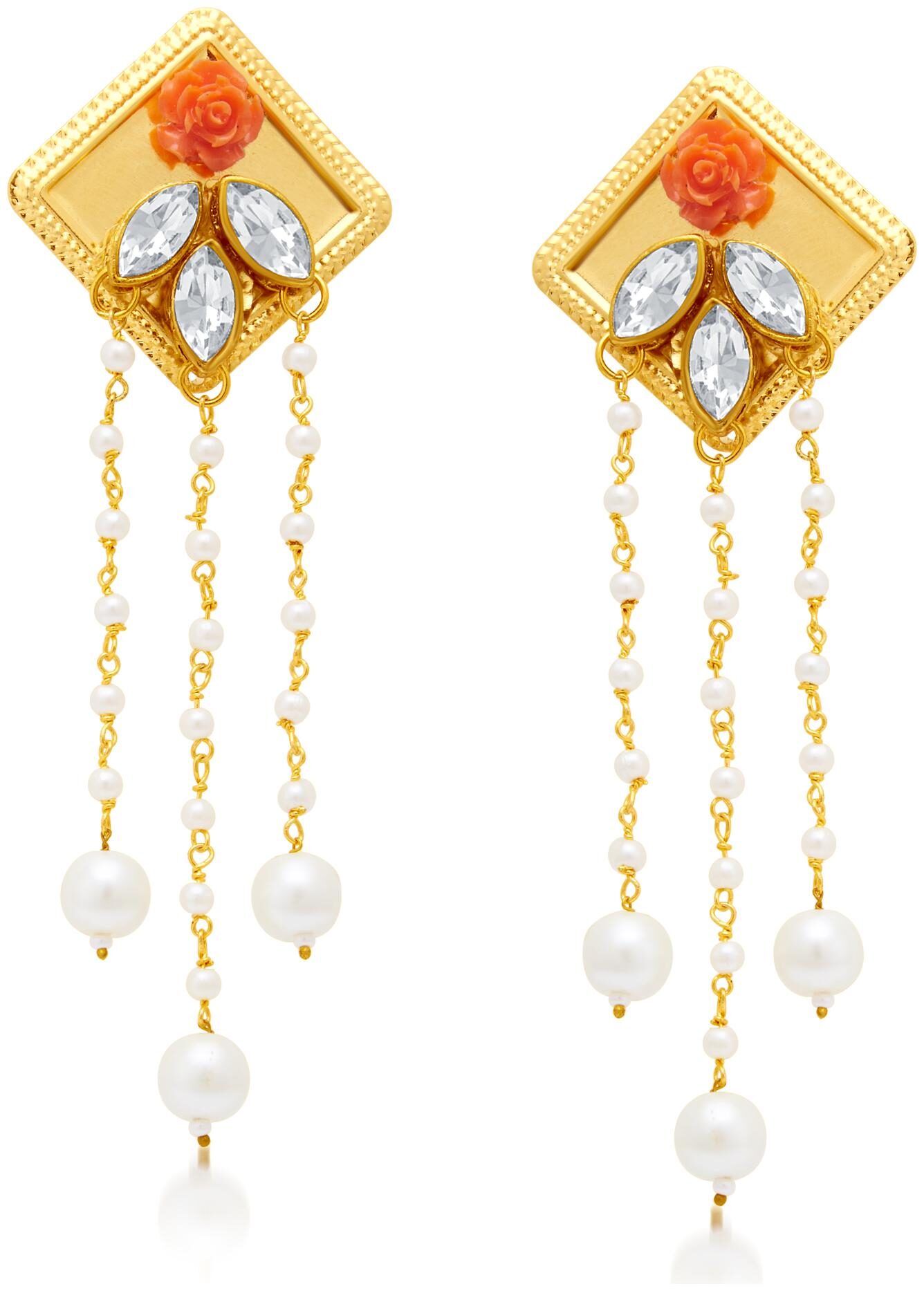 

Sukkhi Luxurious Gold Plated Ad Earring For Women