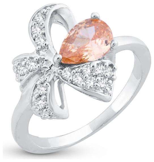 

Sukkhi Marquise Bow Rhodium Plated Ring for women