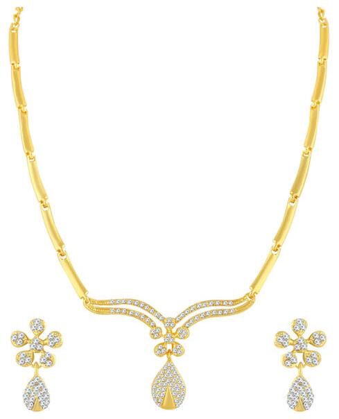 

Sukkhi Modern Gold Plated Floral Necklace Set For Women