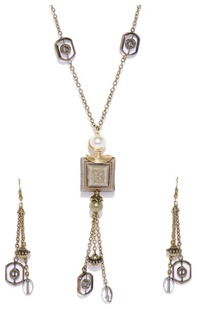 

Sukkhi Modish Gold Plated Neckalce Set for Women