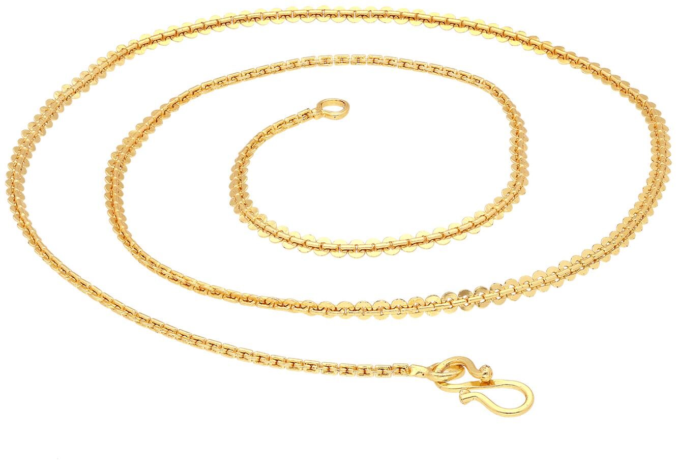

Sukkhi Modish Gold Plated Wedding Jewellery Belcher Chain for Main