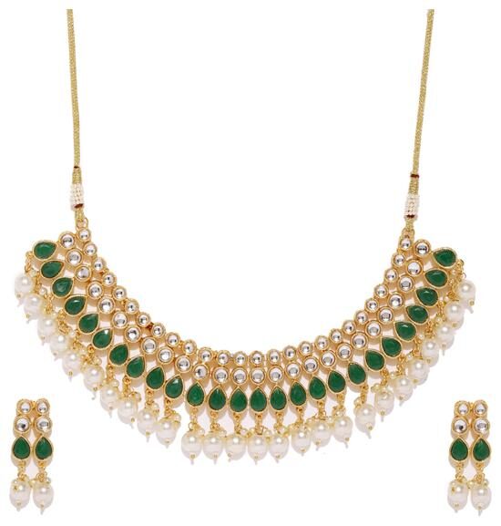 

Sukkhi Pleasing Gold Plated Kundan Neckalce Set for Women