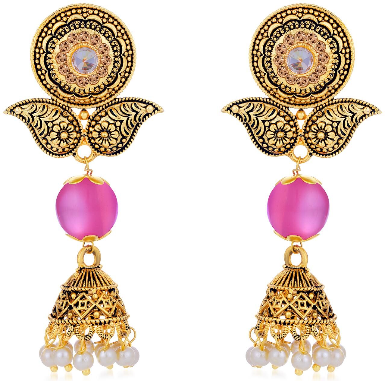 

Sukkhi Ravishing LCT Gold Plated Jhumki Earring For Women