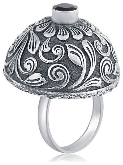 

Sukkhi Ravishing Oxidised Floral Ring For Women