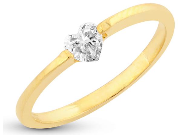 

Sukkhi Ravishing Heart Band Gold Plated Ring for women