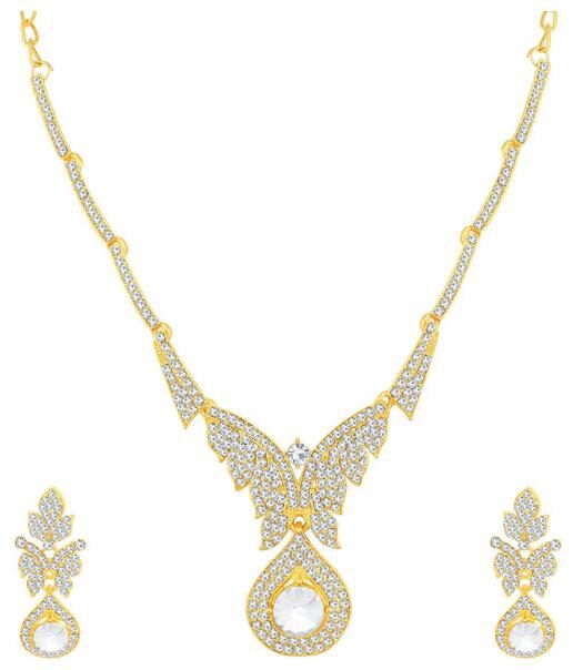

Sukkhi Resplendent Gold Plated Necklace Set For Women