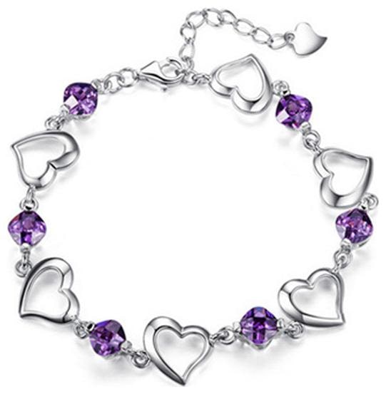 

Sukkhi Rhodium Alloy Link Bracelet For Women