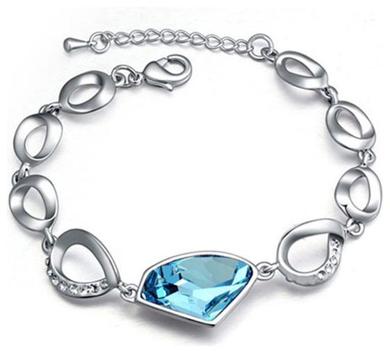 

Sukkhi Rhodium Alloy Link Bracelet For Women