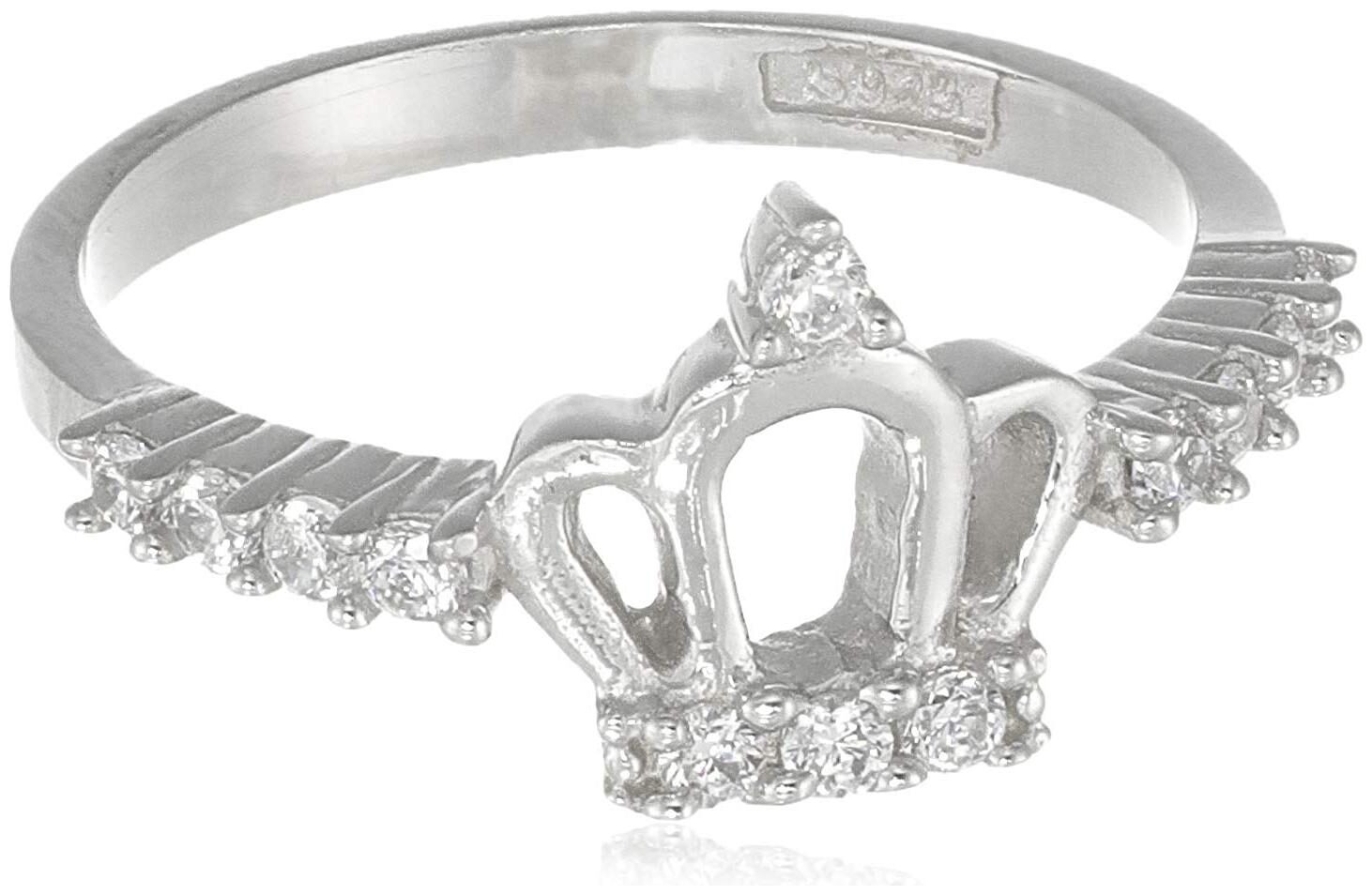

Sukkhi Royal Silver Plated Crown Shaped Ring For Women