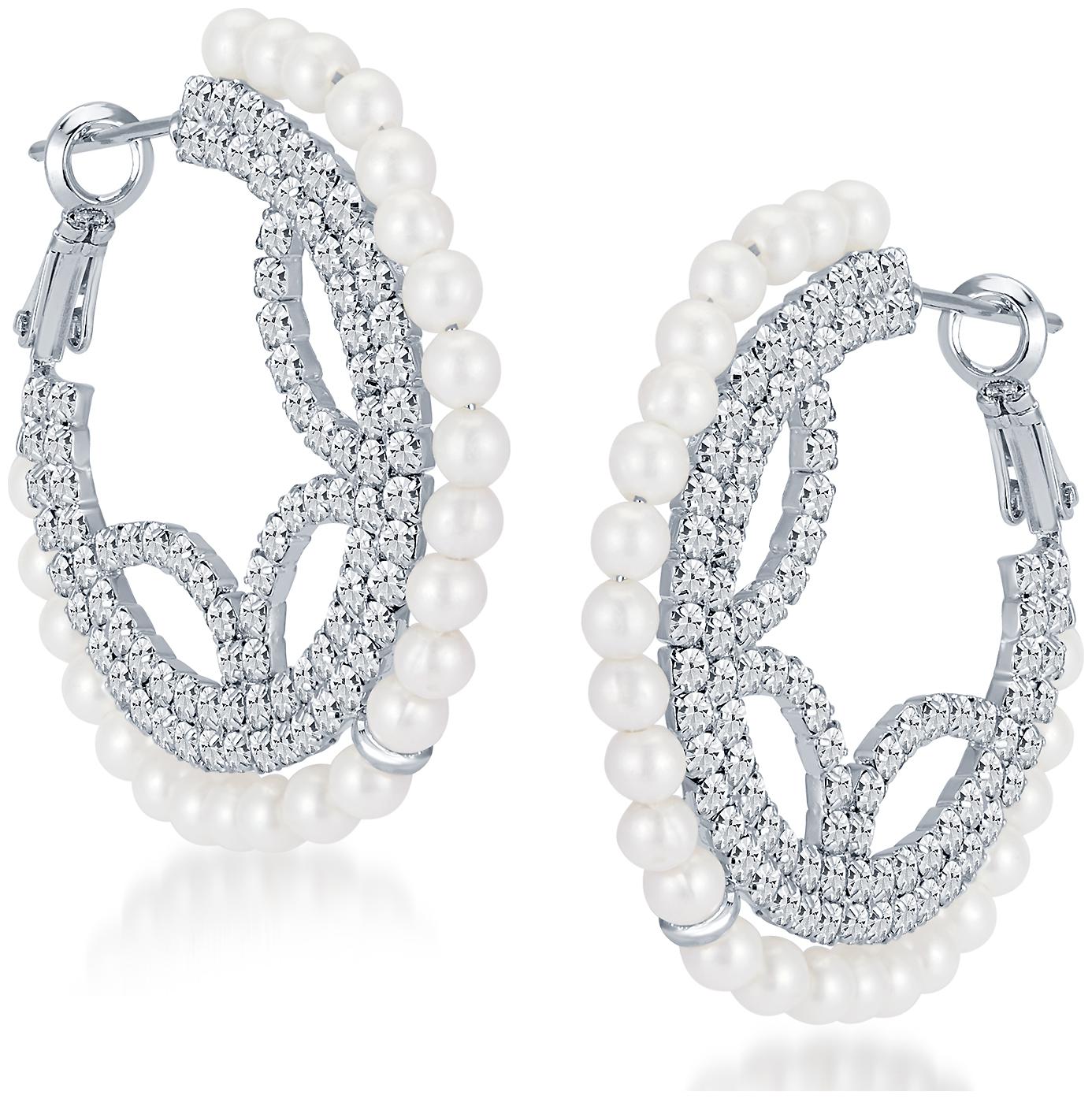 

Sukkhi ShoStopper Traditionally Rhodium Plated Austrian Diamond Earring