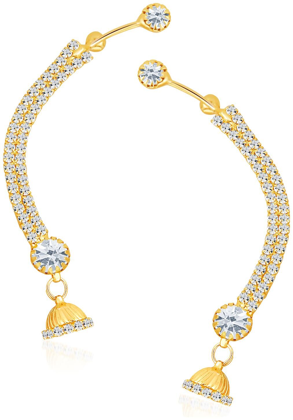 

Sukkhi ShoStopper Traditionally Gold Plated Austrian Diamond Earcuff