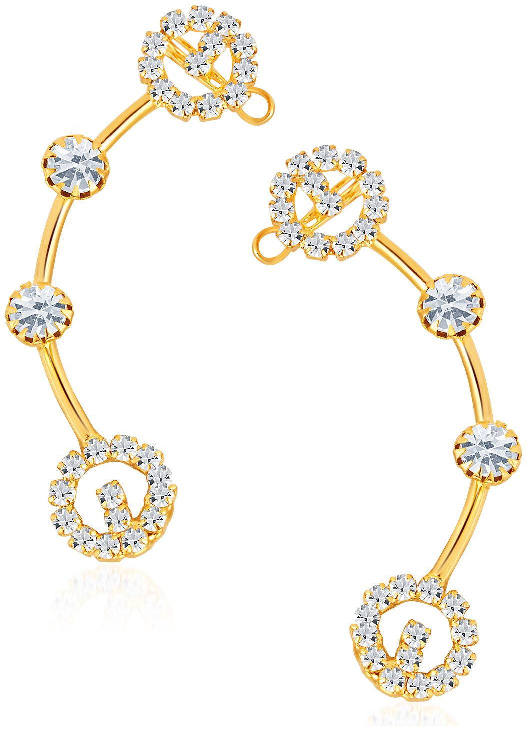 

Sukkhi ShoStopper Beguiling Gold Plated Austrian Diamond Earcuff