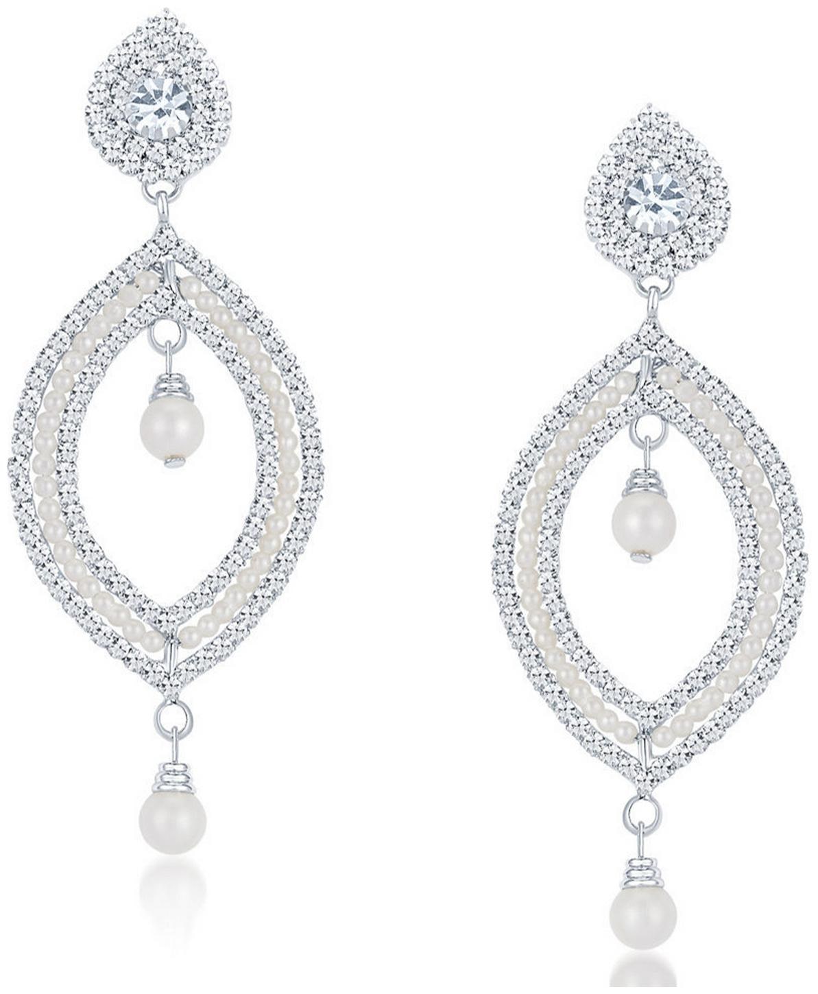 

Sukkhi ShoStopper Bewitching Rhodium Plated Austrian Diamond Earring