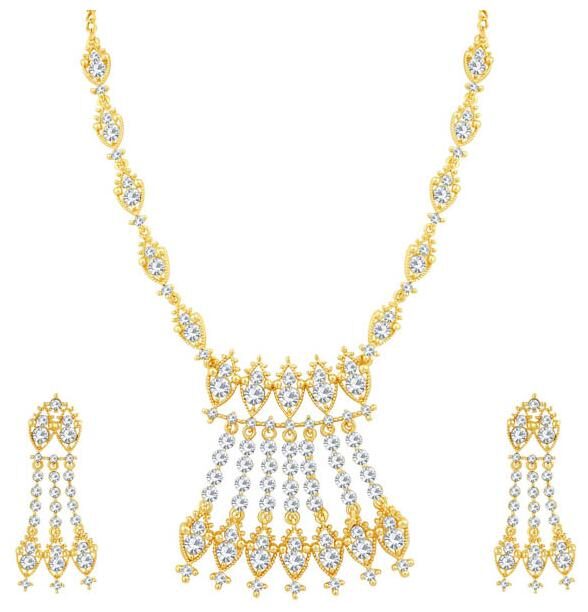 

Sukkhi Splendid Gold Plated Necklace Set For Women