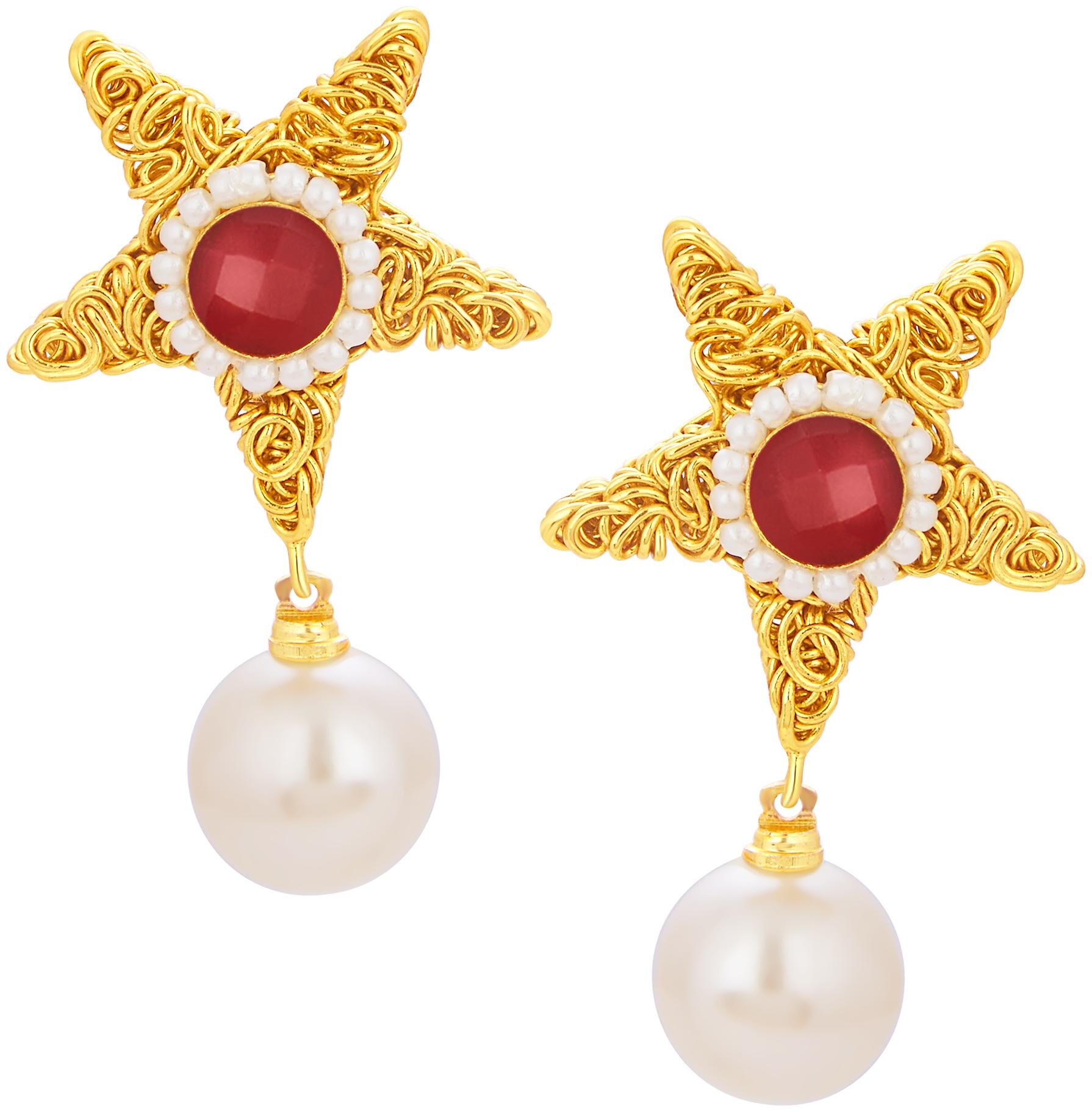 

Sukkhi Splendid Star Gold Plated Earring For Women