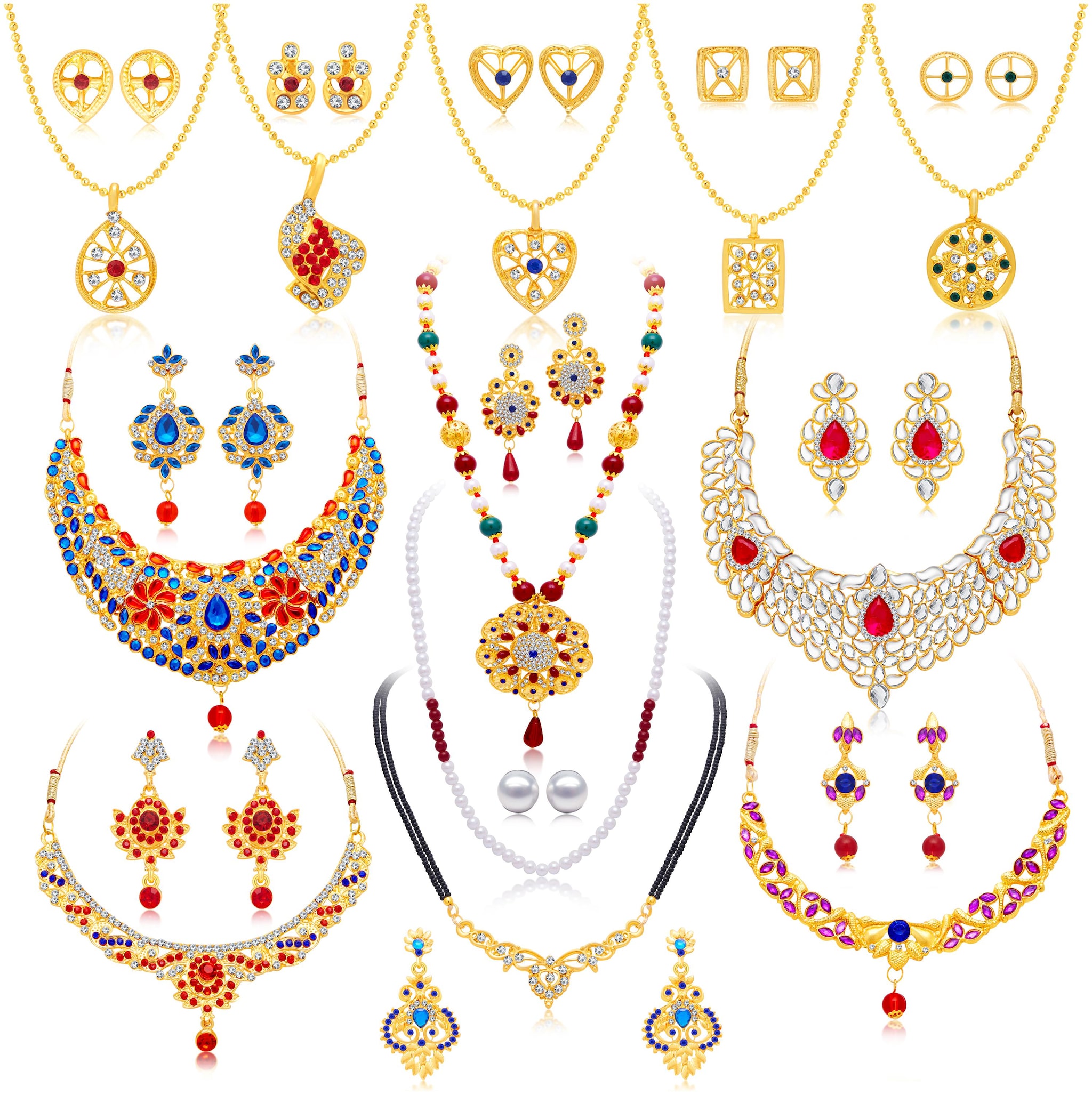 

Sukkhi Stunning Gold Plated Jewellery Collection for Women