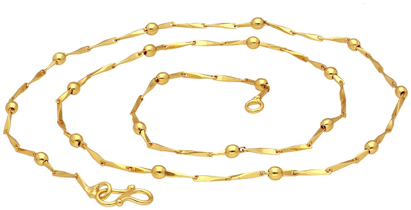 

Sukkhi Stylish Gold Plated Unisex Link chain