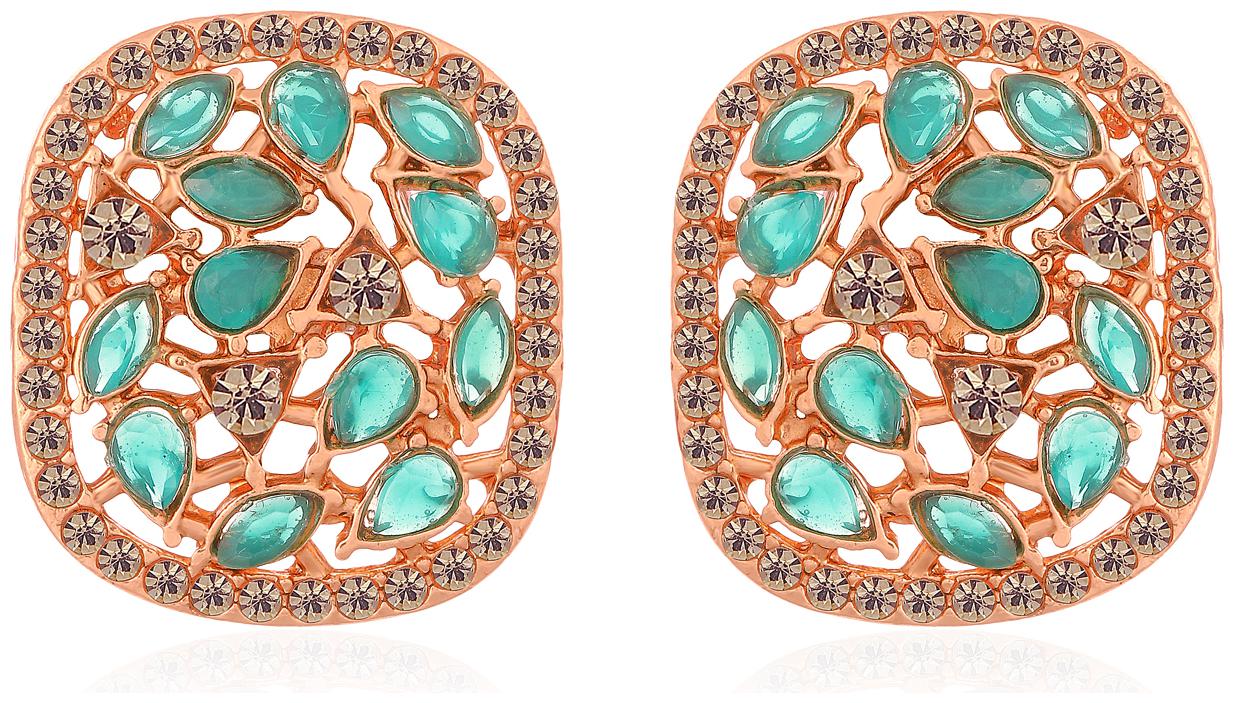 

Sukkhi Trendy Square Shape Rose Gold Plated Stud for Women