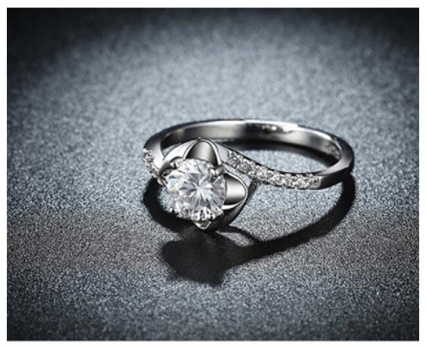 

Sukkhi Trendy Crystal Stone Rhodium Plated Ring for Women