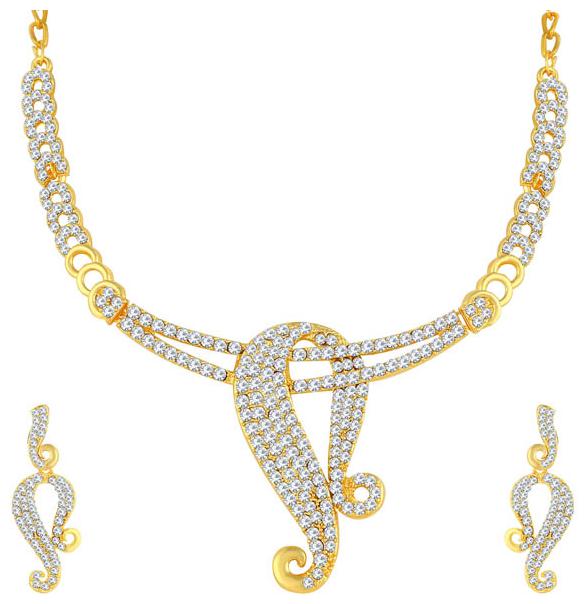 

Sukkhi Unique Gold Plated Necklace Set For Women