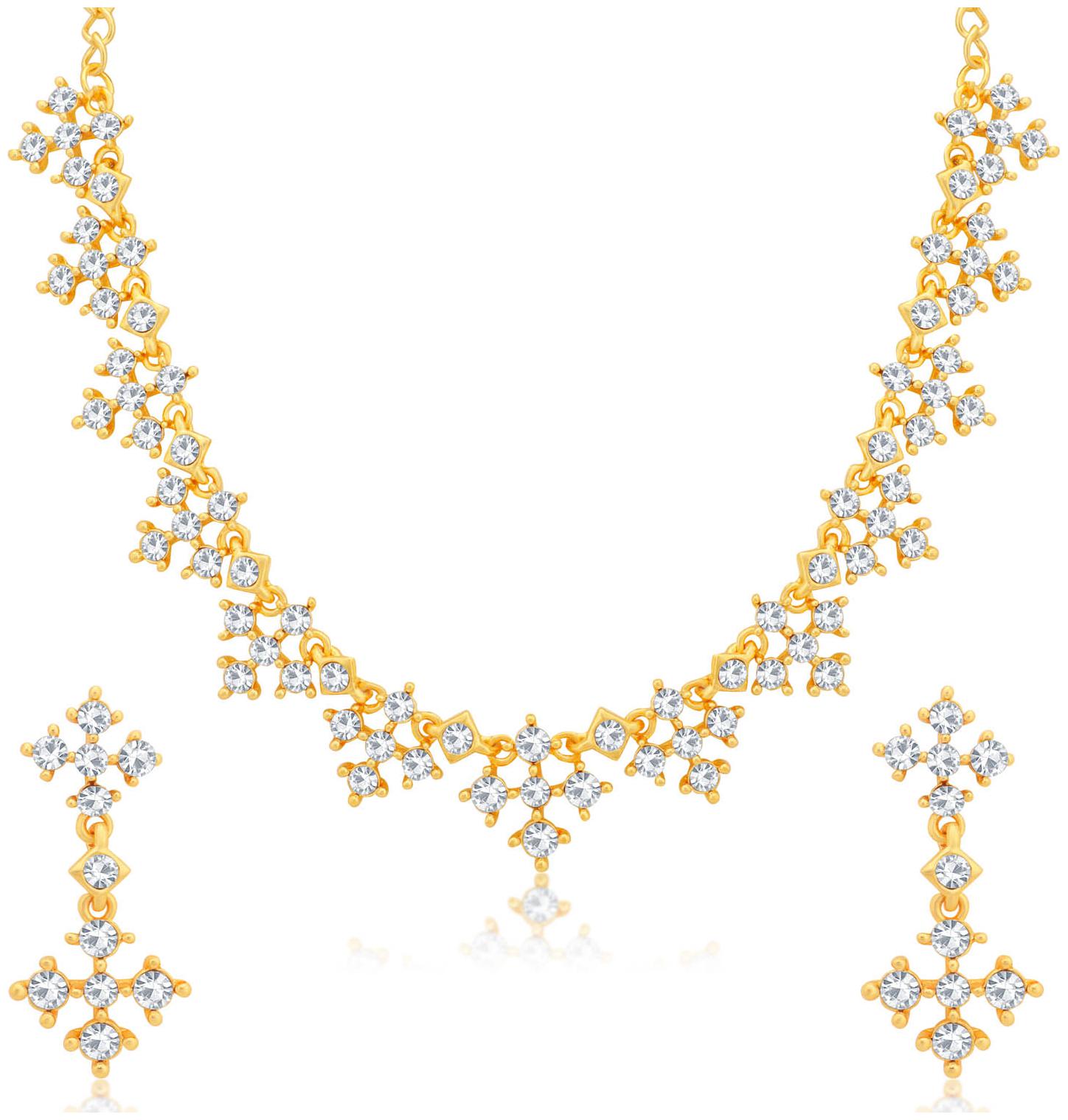 

Sukkhi White Necklace Set For Women