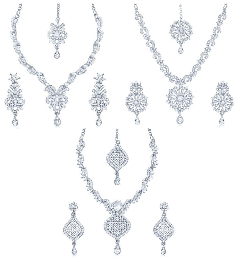

Sukkhi Graceful 3 pcs Necklace Set Combo for Women