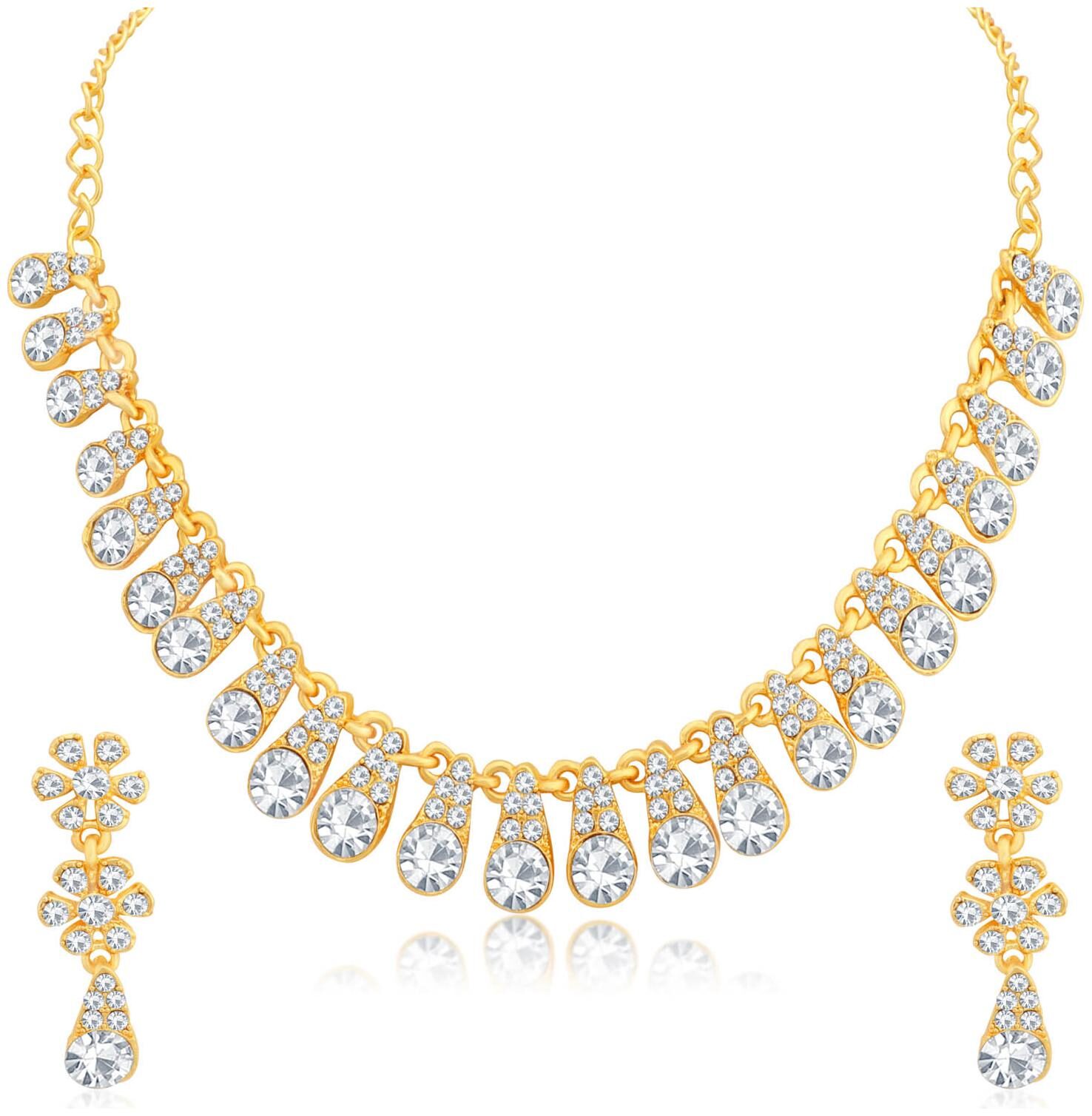 

Sukkhi White Necklace Set For Women