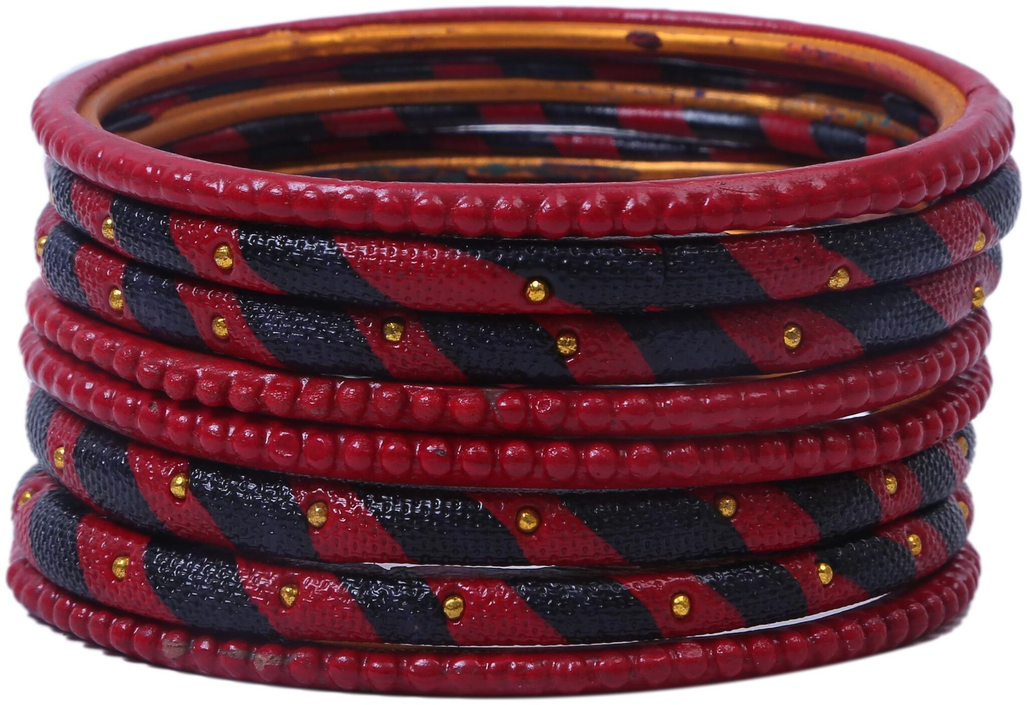 

Sukriti Casual Fashion Red Lac Bangles for Girls Women - Set of 8