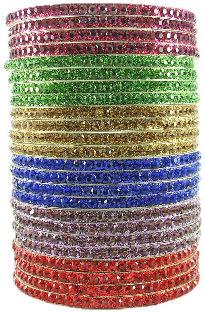 

Sukriti Partywear Traditional Brass Multicolor Bangles for Women