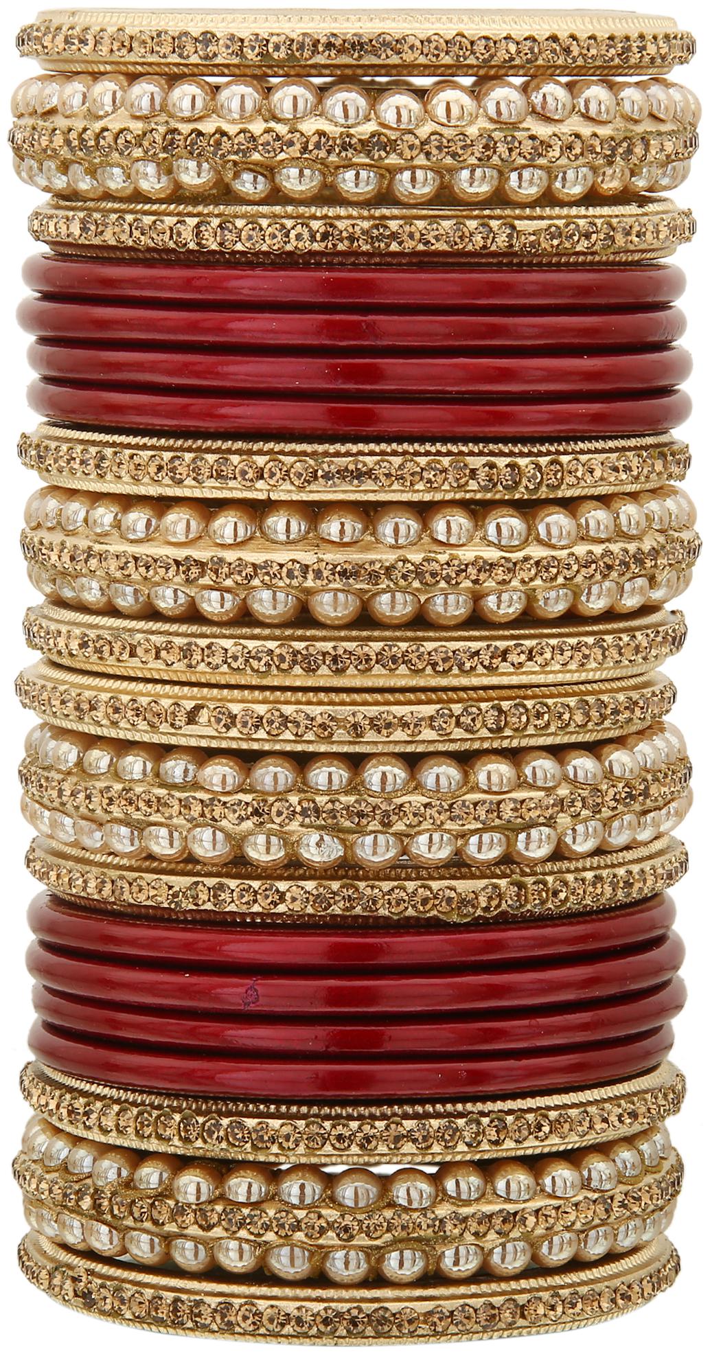 

Sukriti Rajasthani Bridal Lac Chura Bangles for Women