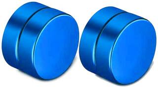 Sullery Men Jewellery Blue Stainless Steel Magnetic Earring