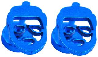 Sullery Men Face StudEarring Blue Stainless Steel Stud Earing For Men Women