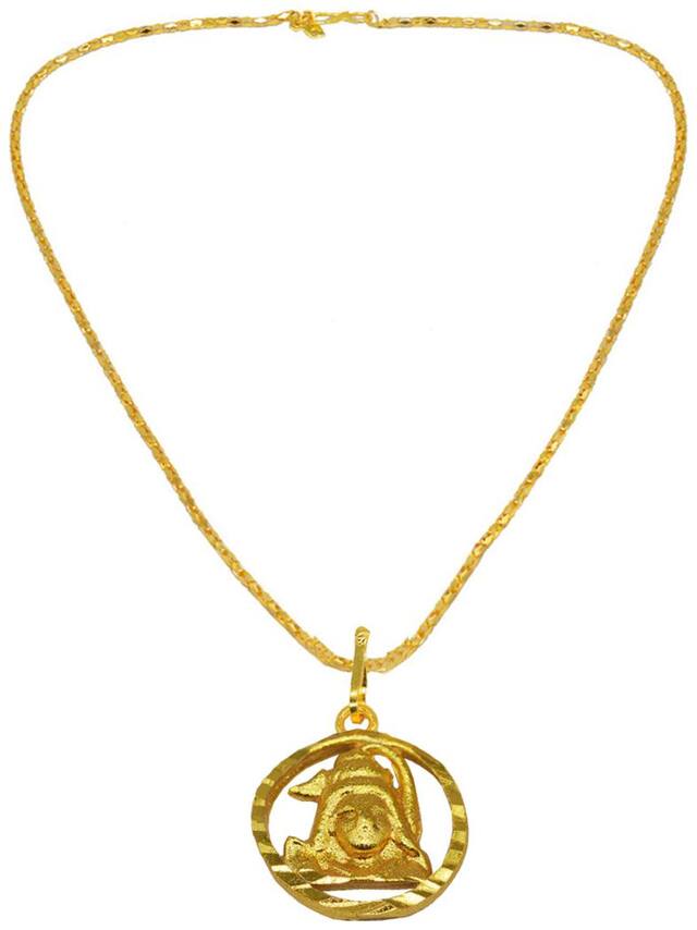Sullery Religious Jewelry Shiv Shankar Bolenath Madadev Necklace Pendant