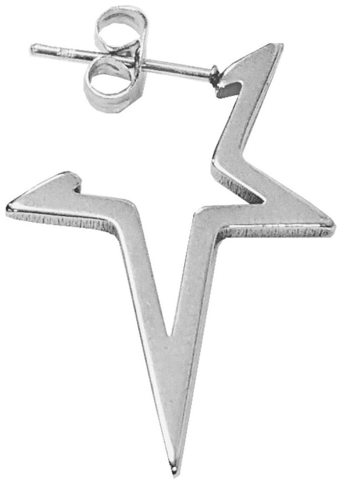 

Sullery Star Shape Stylish Silver Stainless Steel Hoop Earring