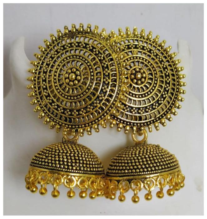 

Sunhari Jewels Oxidised Jhumkis for Women and Girls