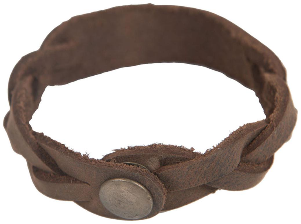

Taj Pearl Brown Leather Bracelet