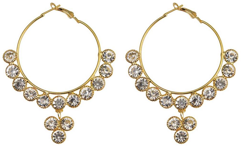 

Taj Pearl Designer Traditional Earrings