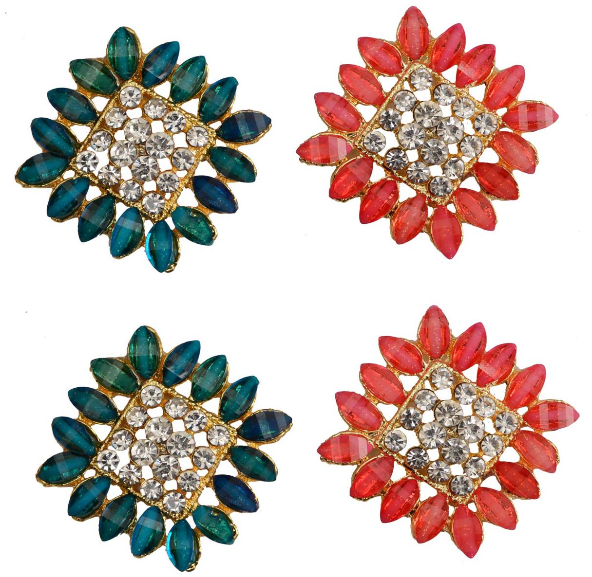 

Taj Pearl Two pairs designer Stud earrings