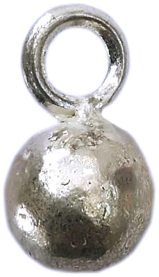

Takshila Gems Pure Silver Ball Pendant for Men Women for Moon (Chandrama)