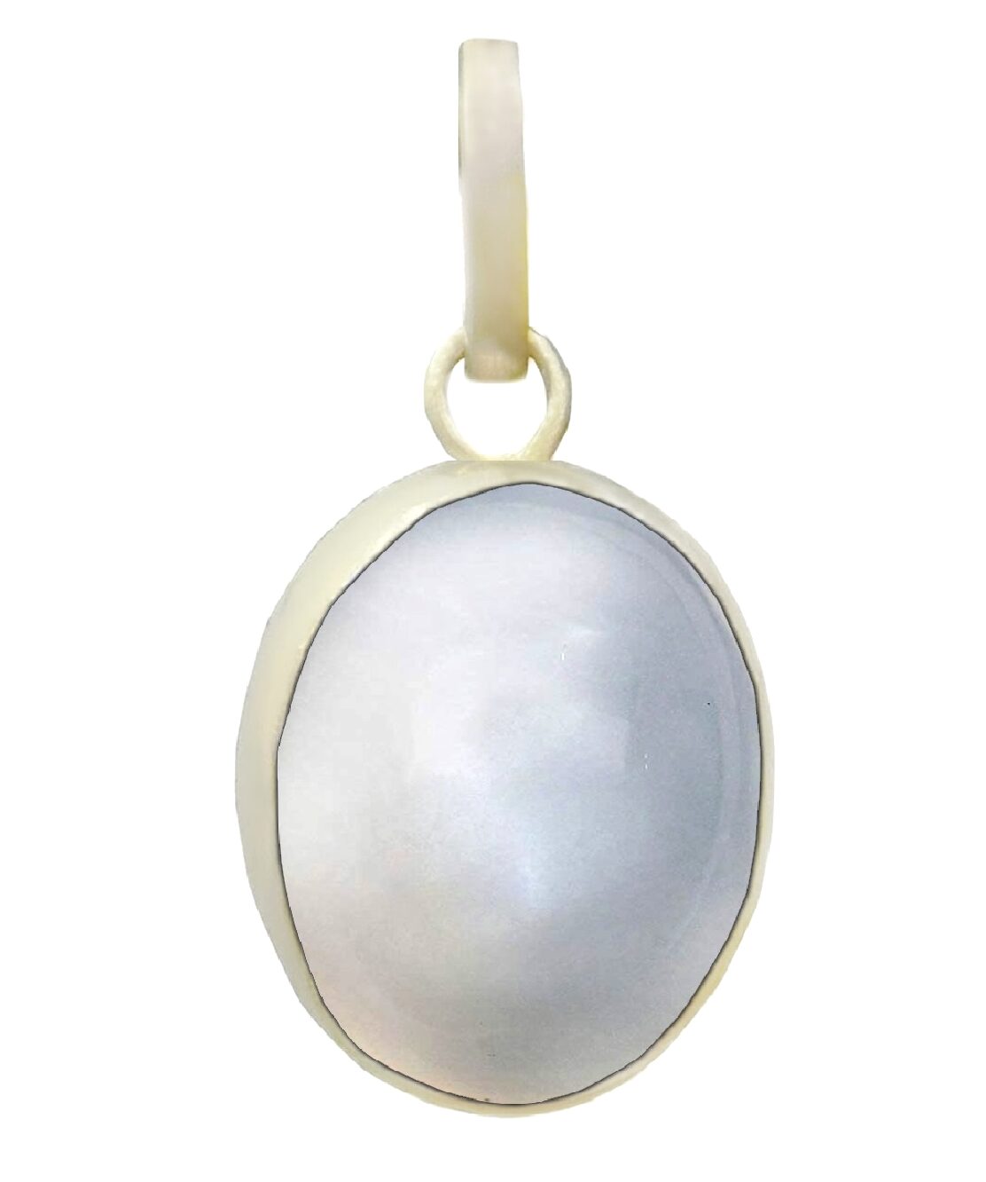 

Takshila Gems Natural Moonstone Pendant 10 Ratti 9 Carat Lab Certified Pendant in 925 Silver Moonstone Locket