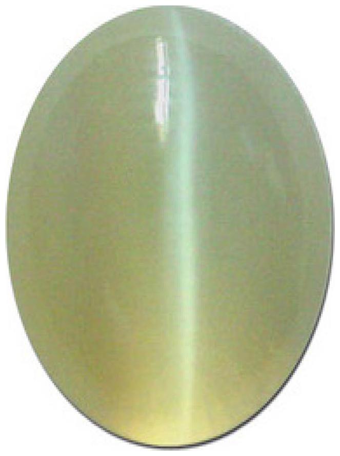 

Tejvij And Sons cat eye stone 5 25 ratti cat eye stone original certified natural unheated untreated oval shape