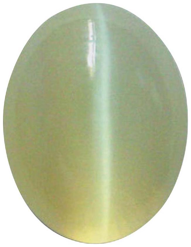 

Tejvij And Sons 8 25 ratti vaiduriya cats eye chrysoberyl cats eye certified gemstone for unisex