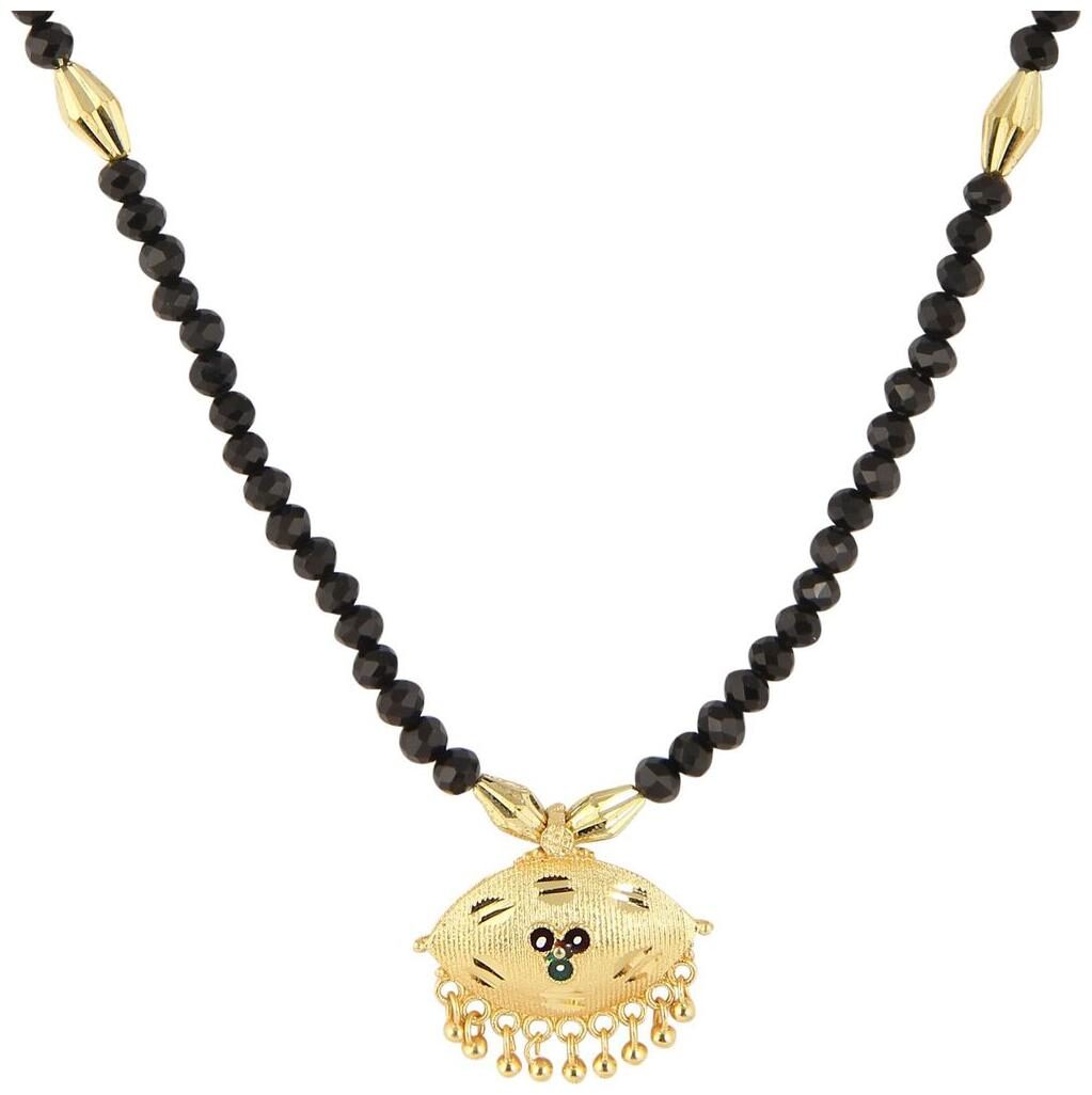 

The Creators Black Gold Plated Mangalsutra for Women