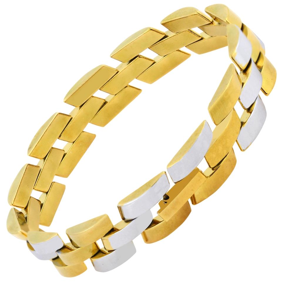 

ZIVOM Surgical Stainless Steel 18K Gold Rhodium Plated Bracelet Men