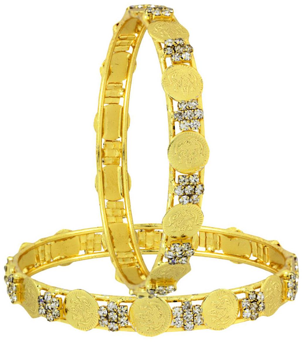 

The Jewelbox Golden Bangle Set