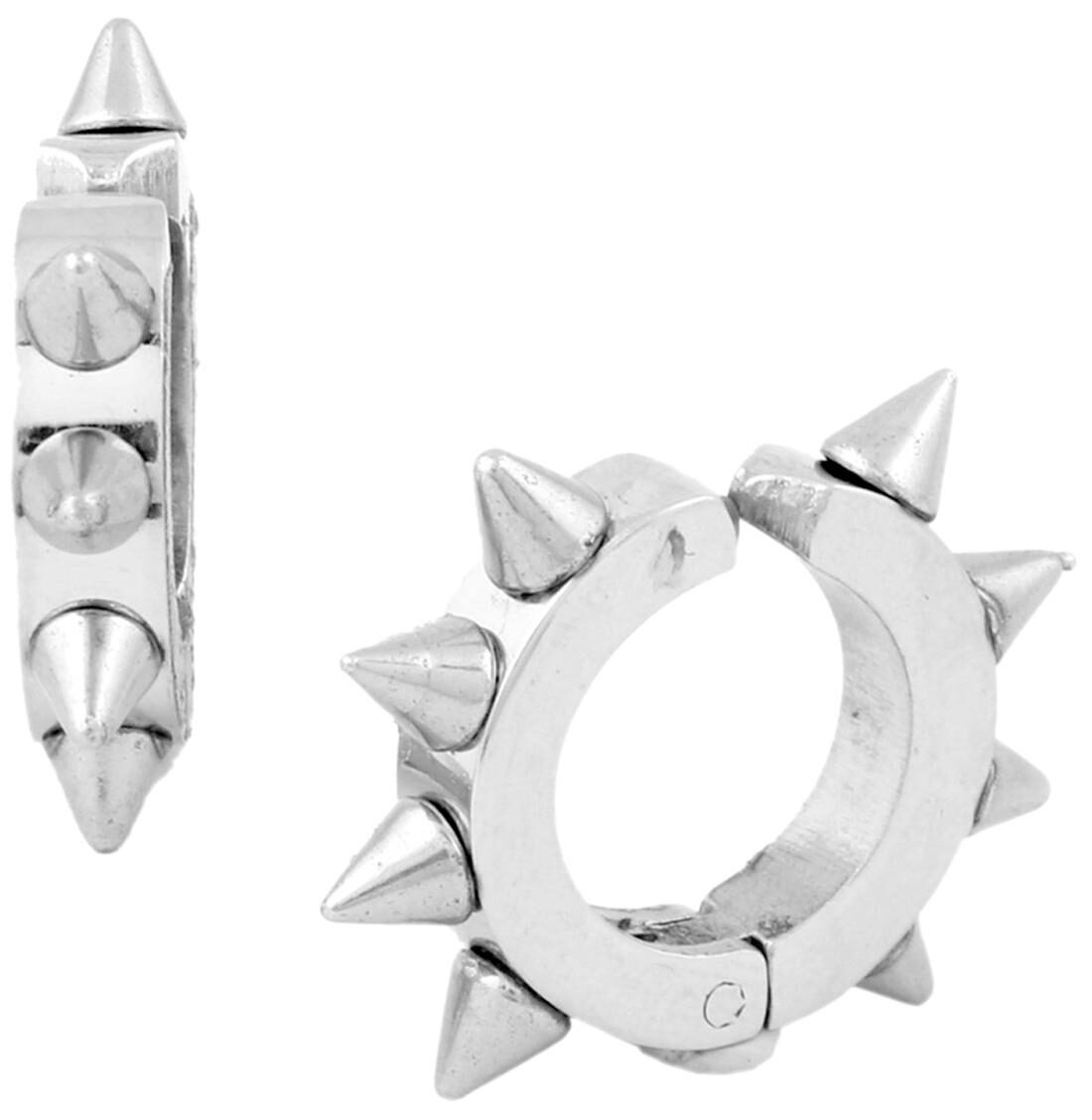

ZIVOM Rhodium Plated Silver Surgical Stainless Steel Pair Stud Earring