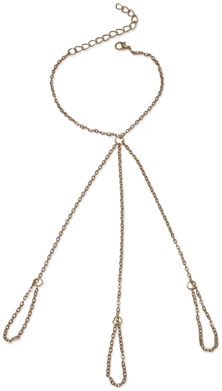 

Three Ring Chain Bracelet