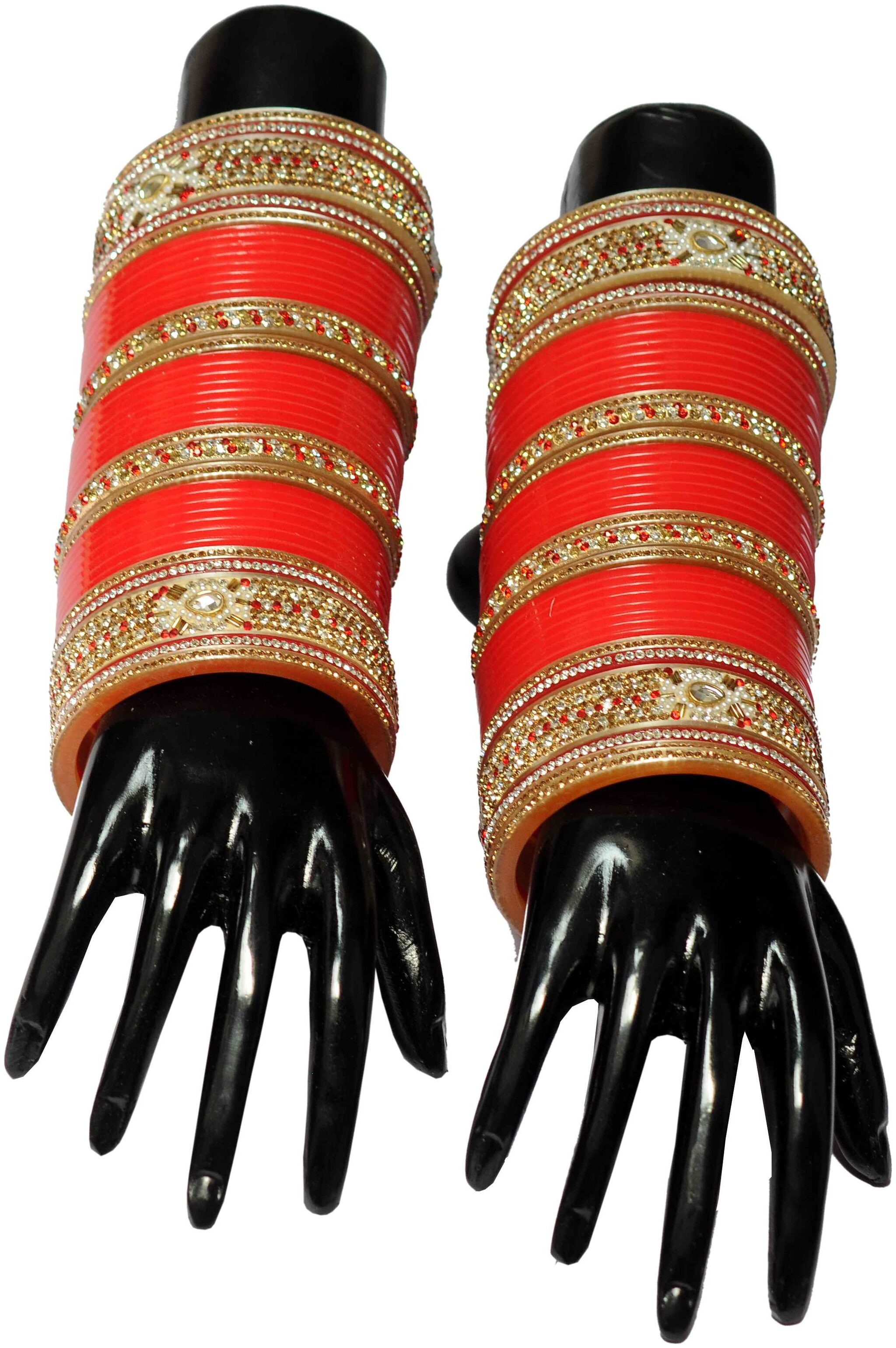 

Top Quality Stone Red Mahroon golden White Designer Wedding Engagement Punjabi Suhag Chuda Plastic Bridal Bangle chooda Set For Women Designed By Vivah BRIDAL CHURA