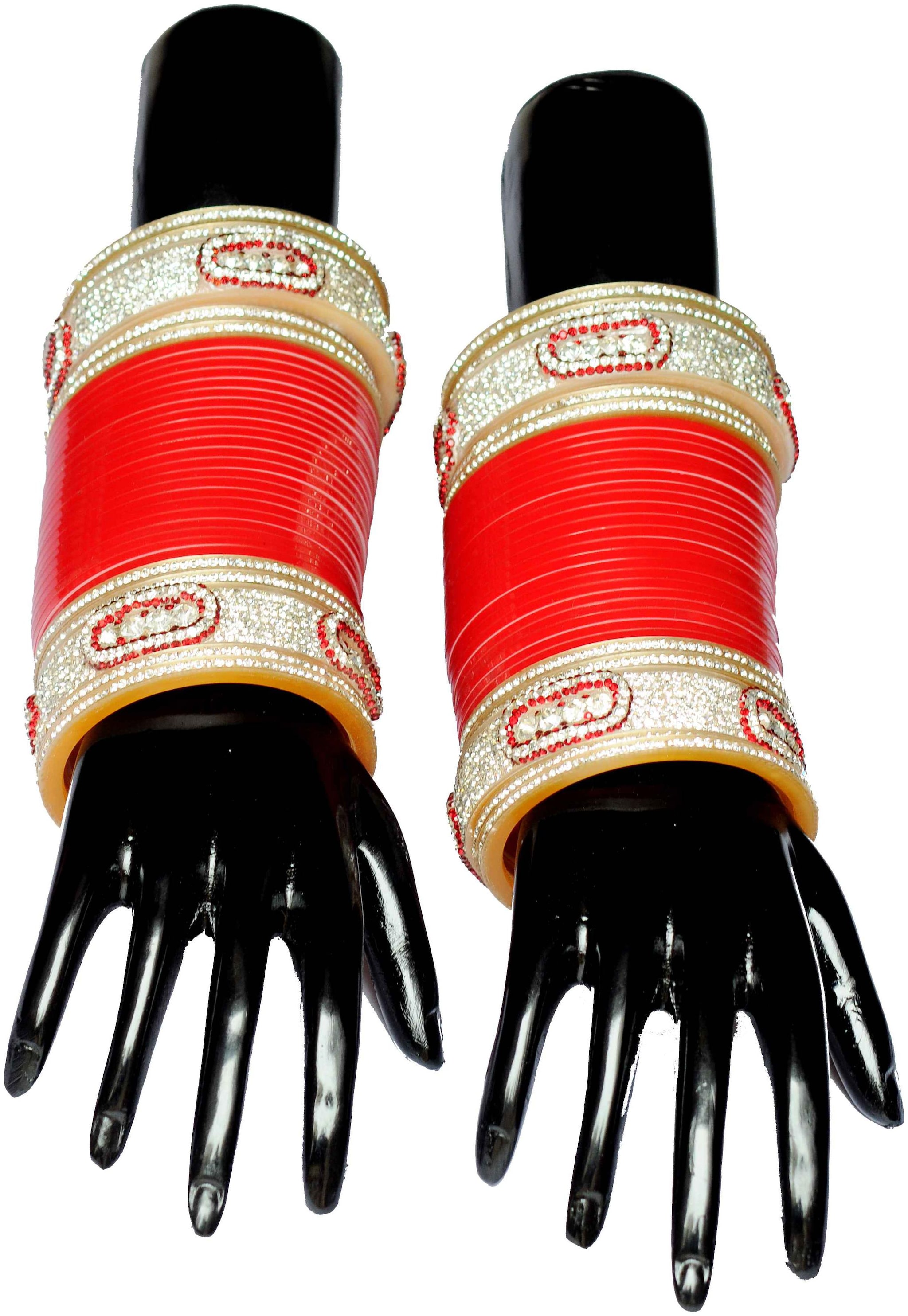 

Top Quality Stone Red Mahroon golden White Designer Wedding Engagement Punjabi Suhag Chuda Plastic Bridal Bangle chooda Set For Women Designed By Vivah BRIDAL CHURA